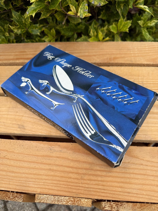 Set of 6 Silver-Plated Teckel Knife Holders, Vintage Dachshund Cutlery Rests, Elegant Dining Accessories, Perfect Christmas Gift