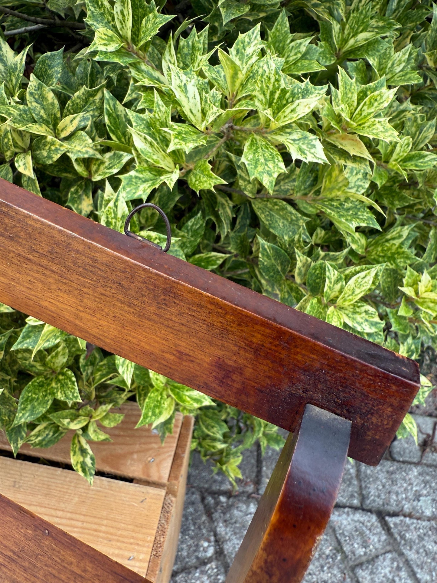 Vintage Wooden Wall Rack, Mug Holder with 6 Pegs, Spice Shelf, Plate Display, Rustic Kitchen Organizer, Farmhouse Hanging Storage