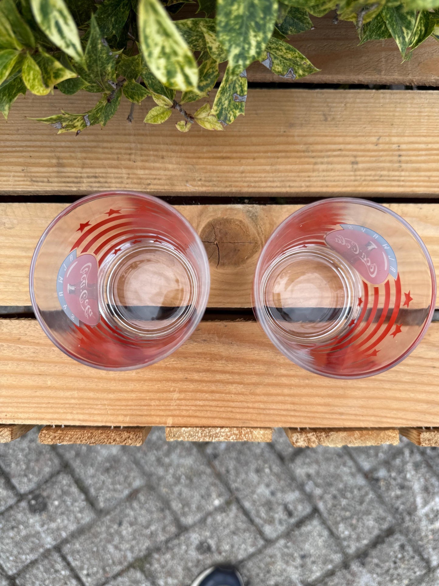 Vintage Coca-Cola Glass, 1990s Always Coca-Cola Design, Red Stars Soda Glass, Collectible Coke Glassware, Retro Drinking Glass