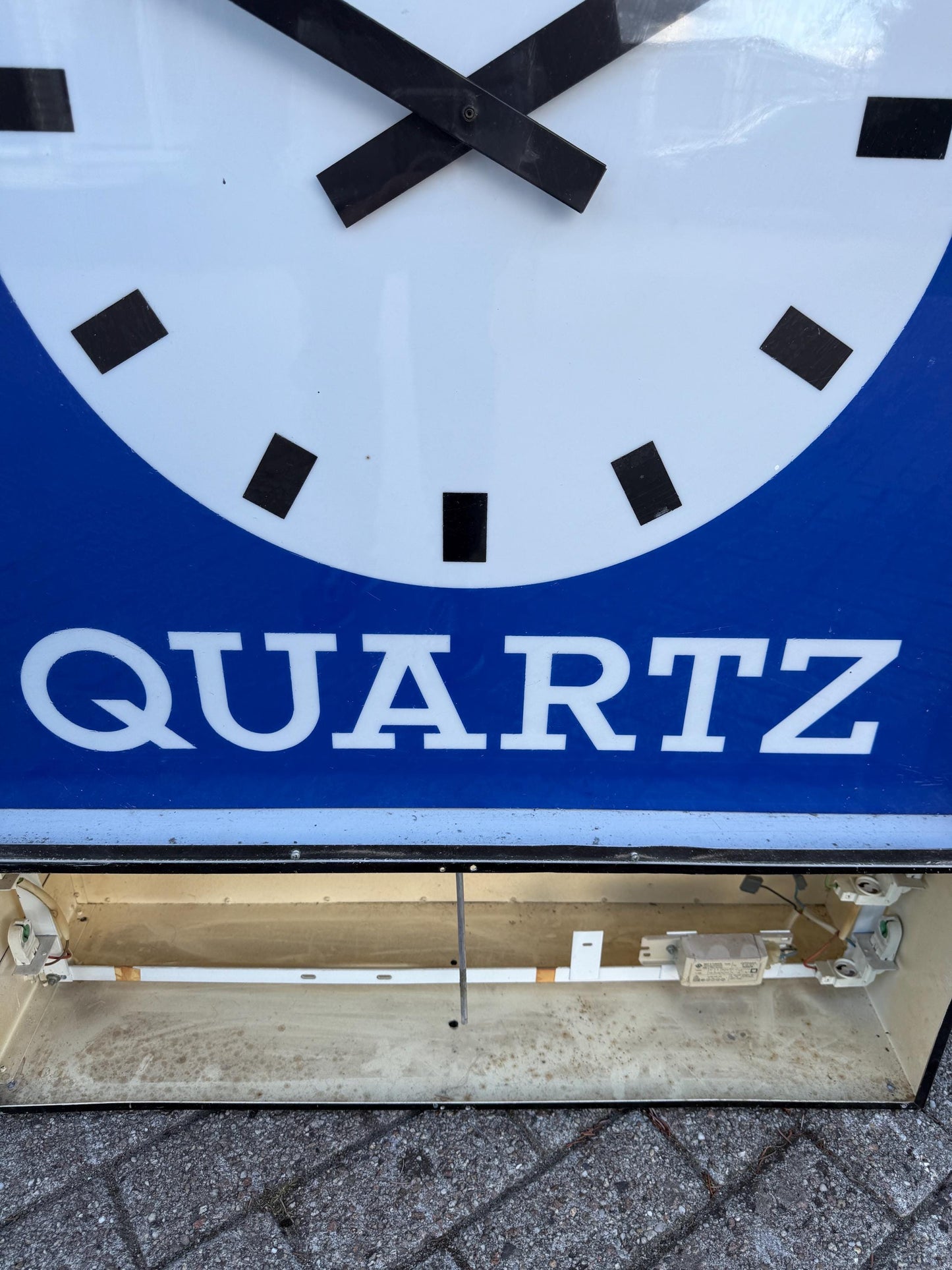 Rare Vintage Seiko Quartz Light Box Sign, Large Illuminated Store Advertising Sign, Outdoor Seiko Clock Display, 1970s Japan Electric Sign