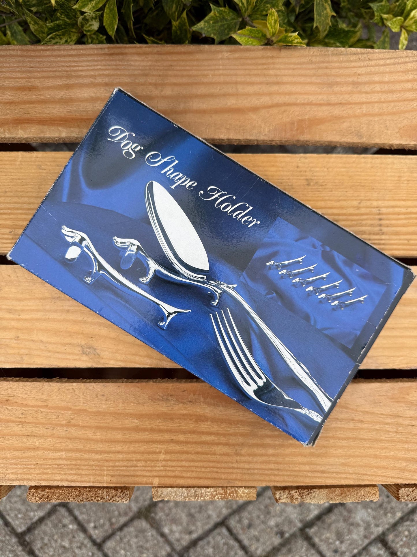 Set of 6 Silver-Plated Teckel Knife Holders, Vintage Dachshund Cutlery Rests, Elegant Dining Accessories, Perfect Christmas Gift