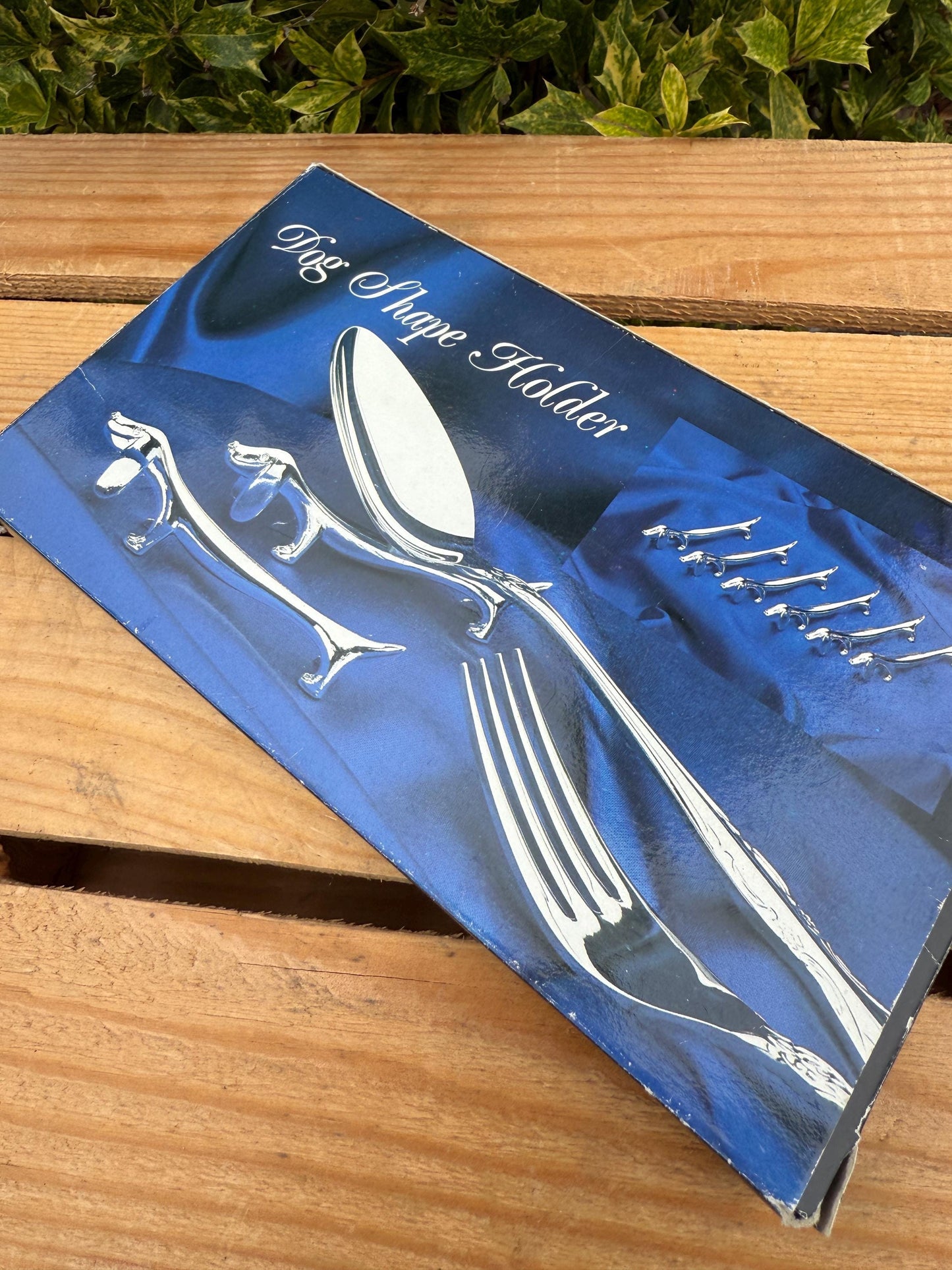 Set of 6 Silver-Plated Teckel Knife Holders, Vintage Dachshund Cutlery Rests, Elegant Dining Accessories, Perfect Christmas Gift