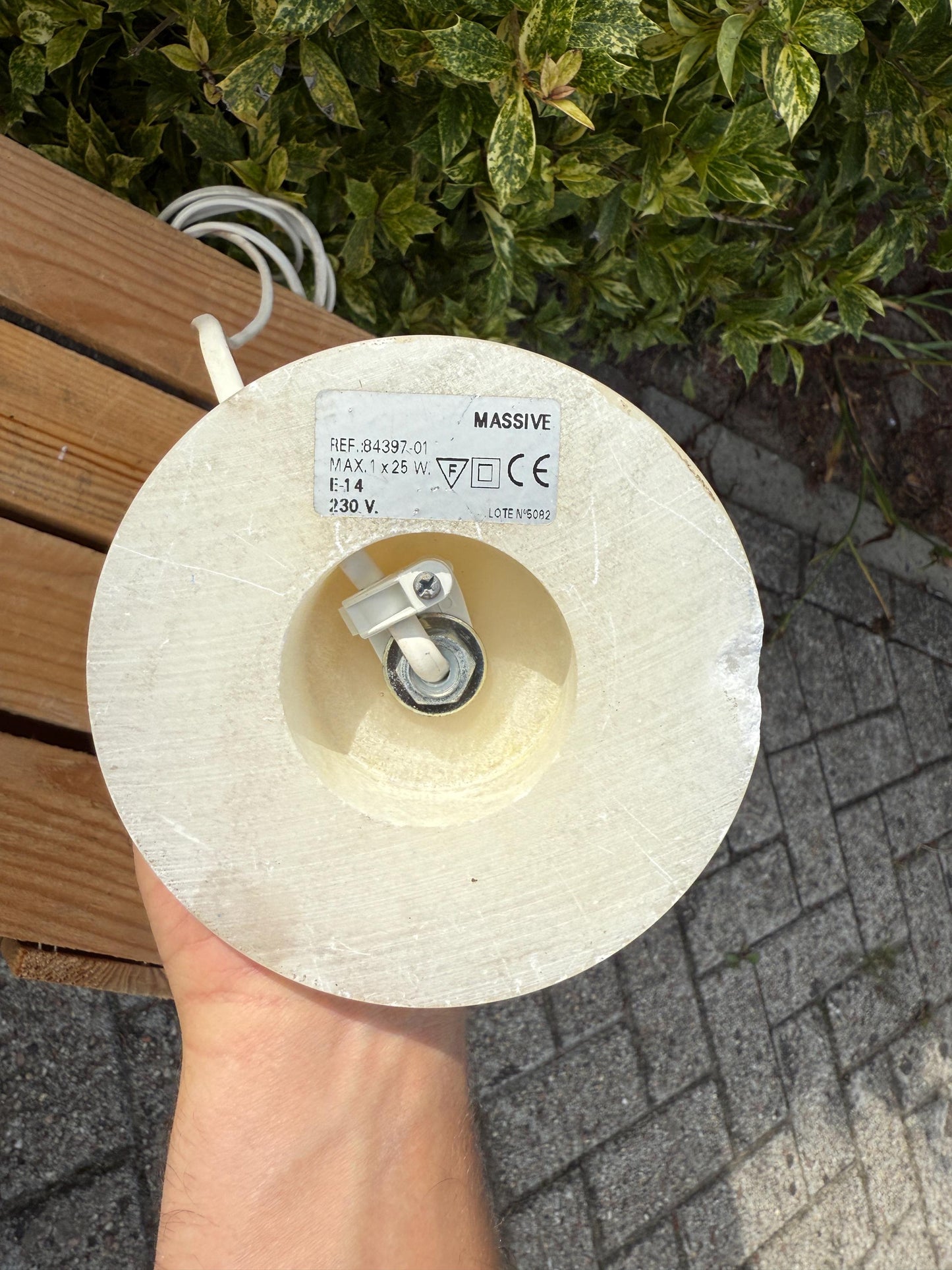 Vintage Belgian Marble Stone Lamp Set, Heavy Solid Pair, Mid Century Modern Lighting, White Stone Lamps with Imperfections