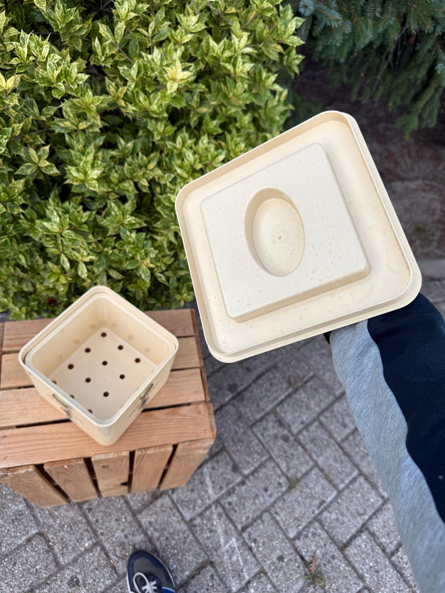 Vintage Glenlivet Ice Bucket, Whisky Barware, 1980s Cream Plastic Cooler with Medallion Logo, Scotch Advertising Collectible
