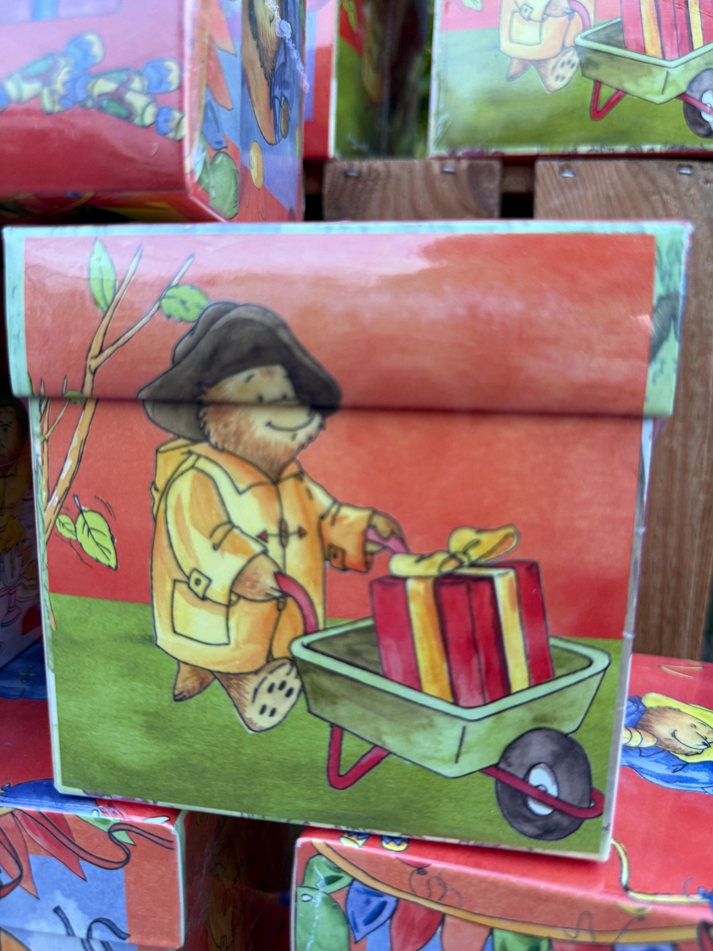 Paddington Bear Birthday Cards Box, Set Of 20 Cards With Envelopes, 5 Different Designs, 2004 Denfot Wenskaarten Collection