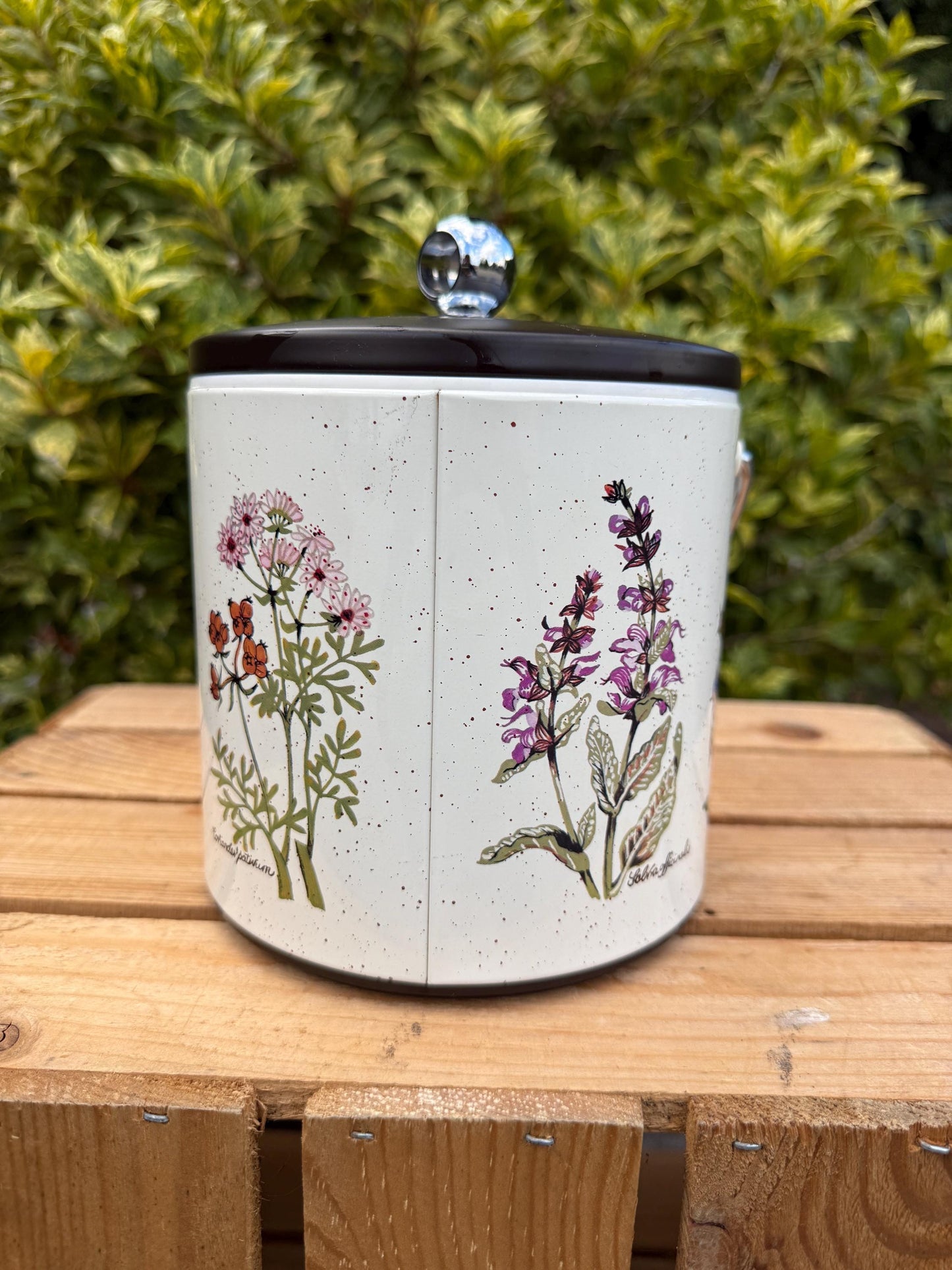 Vintage Botanical Ice Bucket
