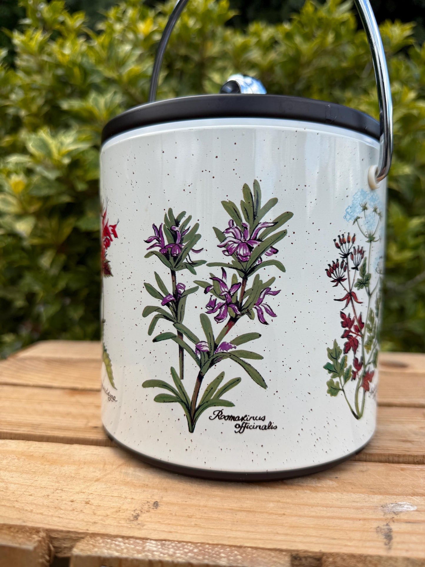 Vintage Botanical Ice Bucket