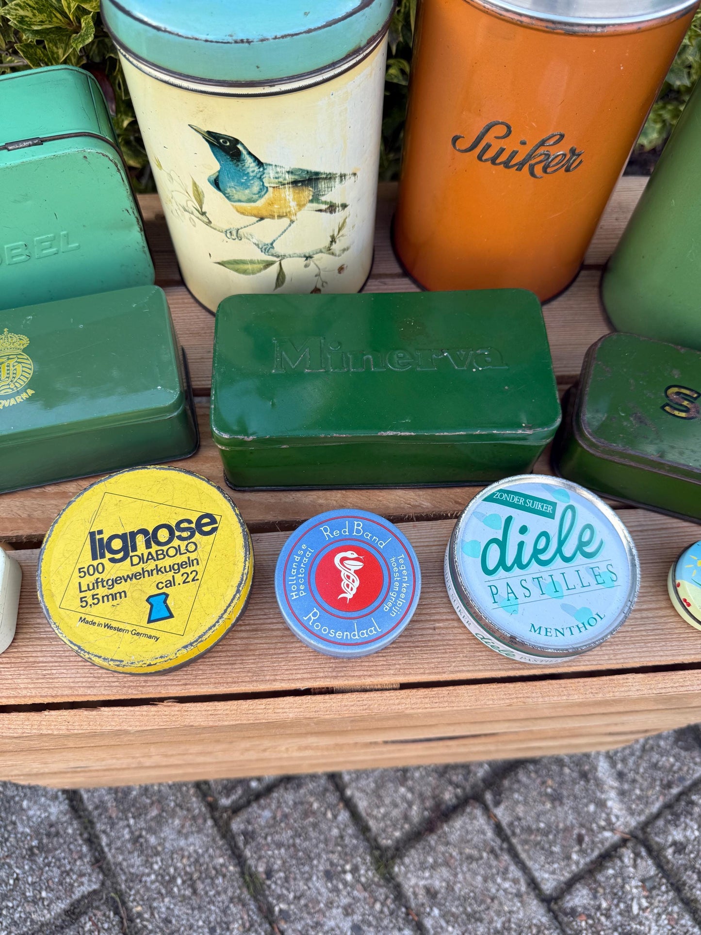 Vintage Metal Tins
