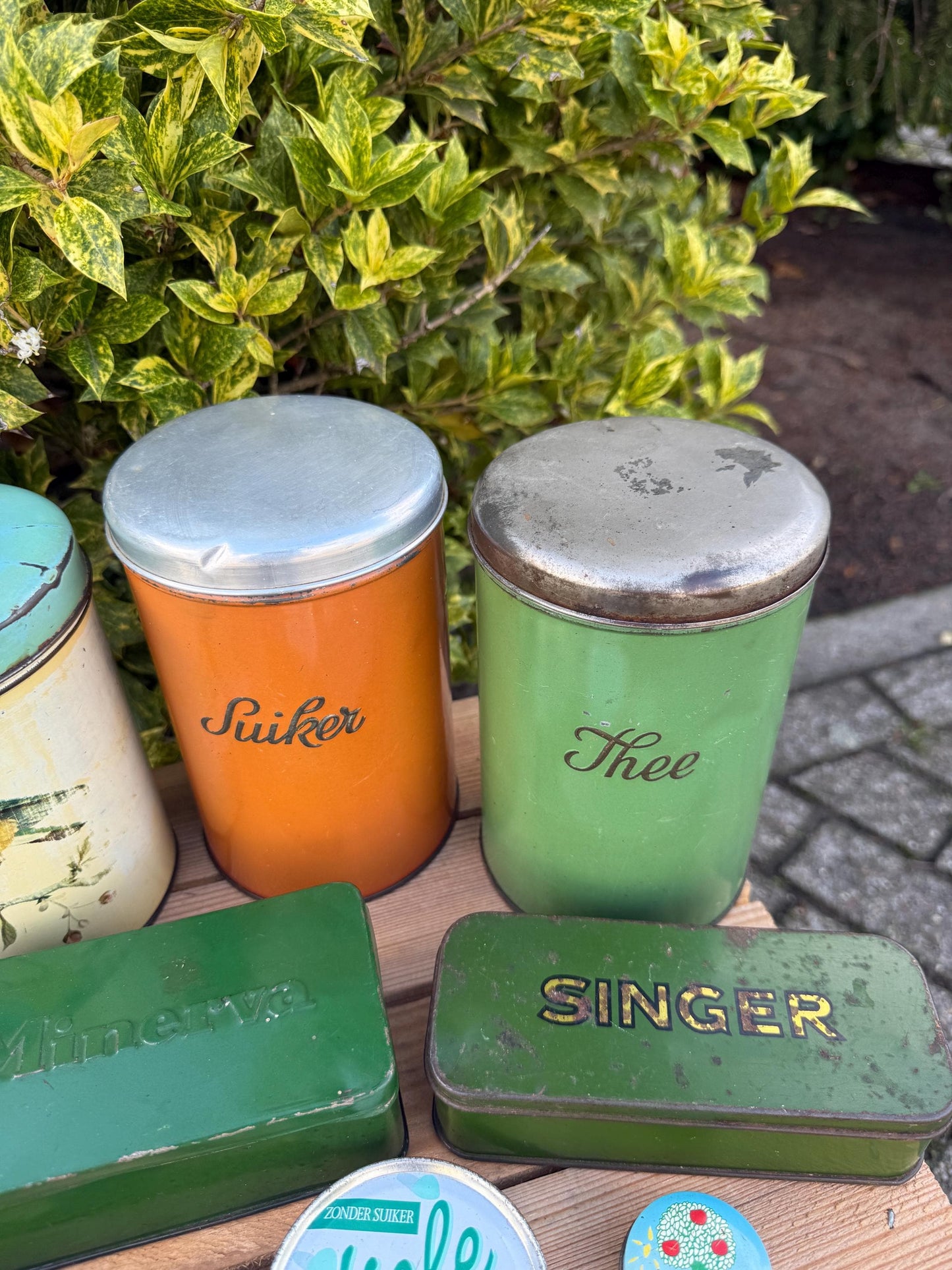 Vintage Metal Tins