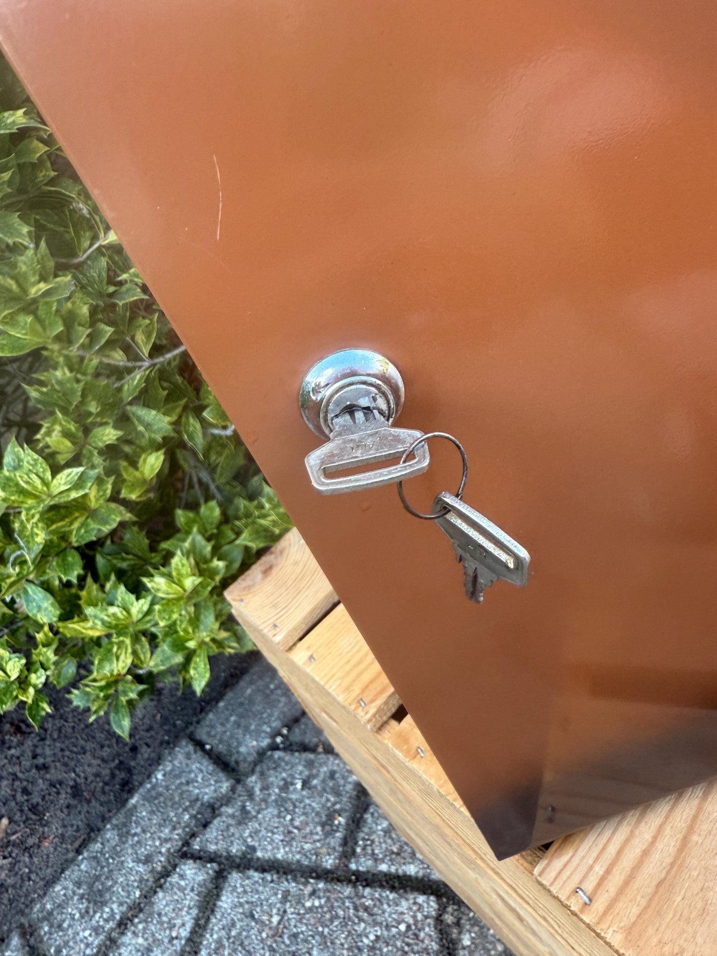 Vintage Brabantia Steel Medicine Cabinet, Lockable Metal Bathroom Cabinet With 2 Keys, Wall Mount Storage, Dutch Home Design