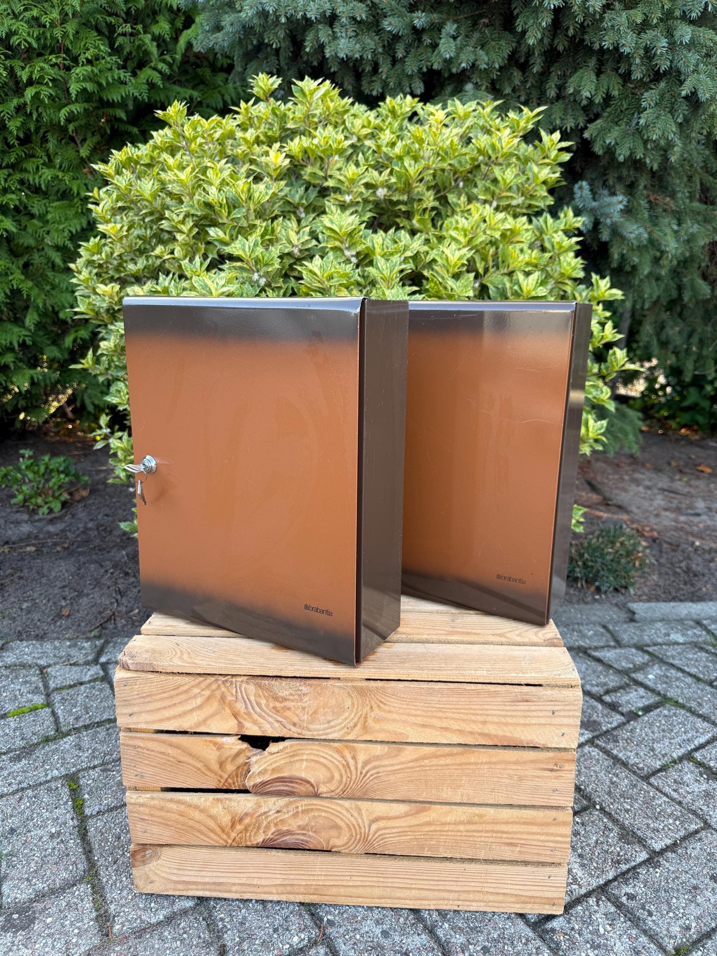 Vintage Brabantia Steel Medicine Cabinet, Lockable Metal Bathroom Cabinet With 2 Keys, Wall Mount Storage, Dutch Home Design