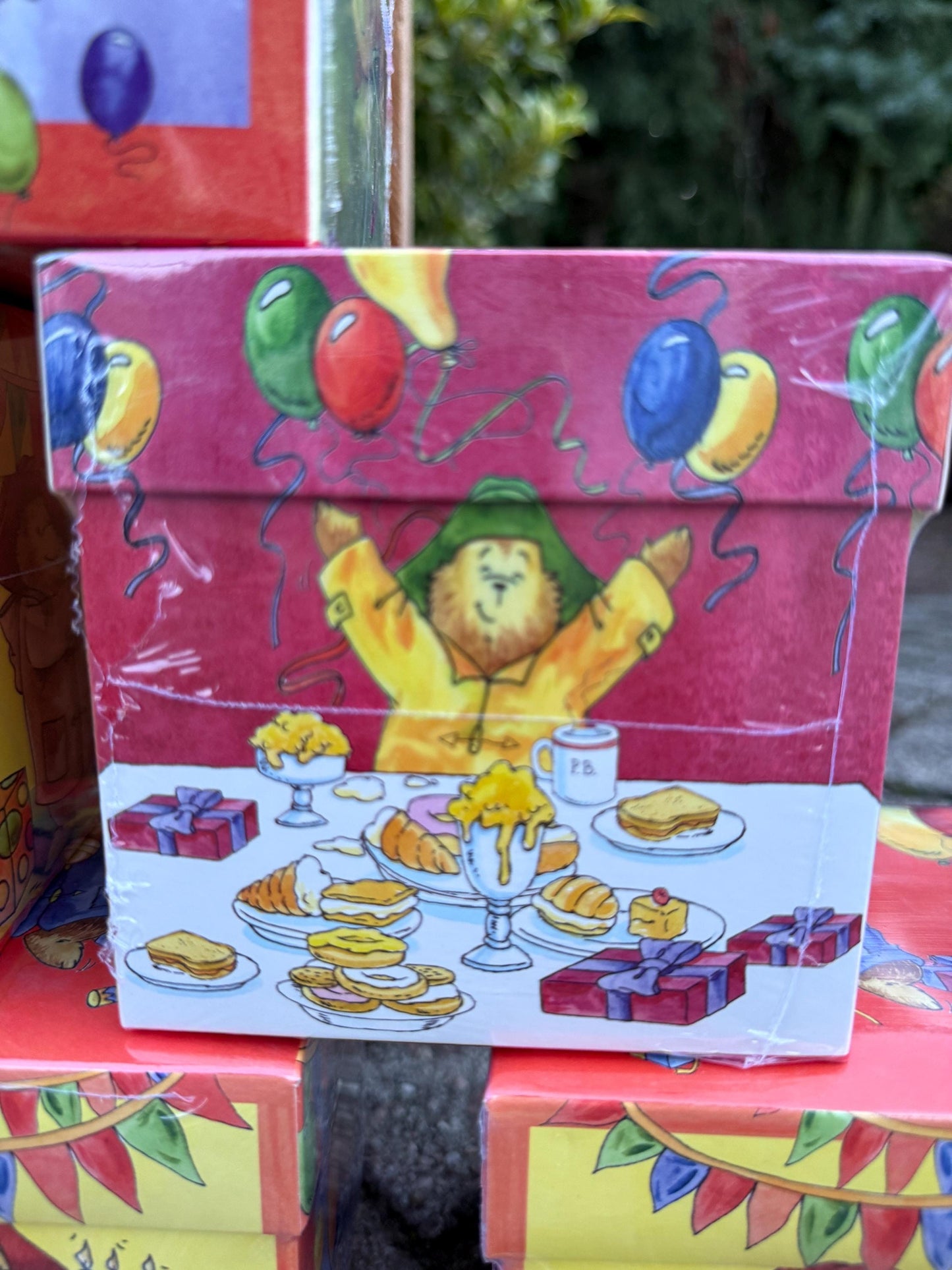 Paddington Bear Birthday Cards Box, Set Of 20 Cards With Envelopes, 5 Different Designs, 2004 Denfot Wenskaarten Collection