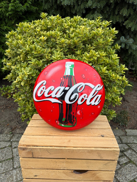 Vintage Coca Cola Light Double Sided Sign