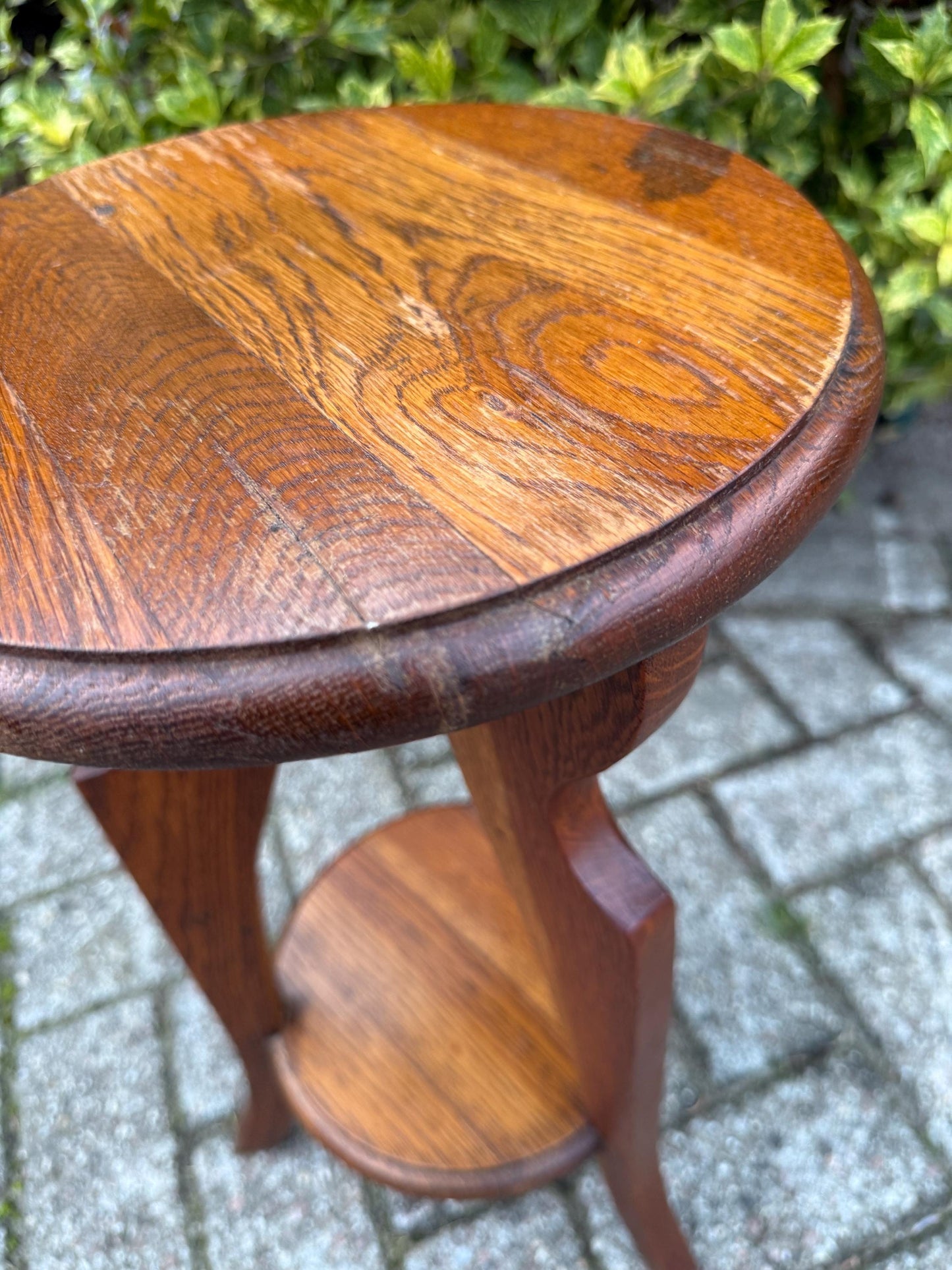 Vintage Wooden Plant Table