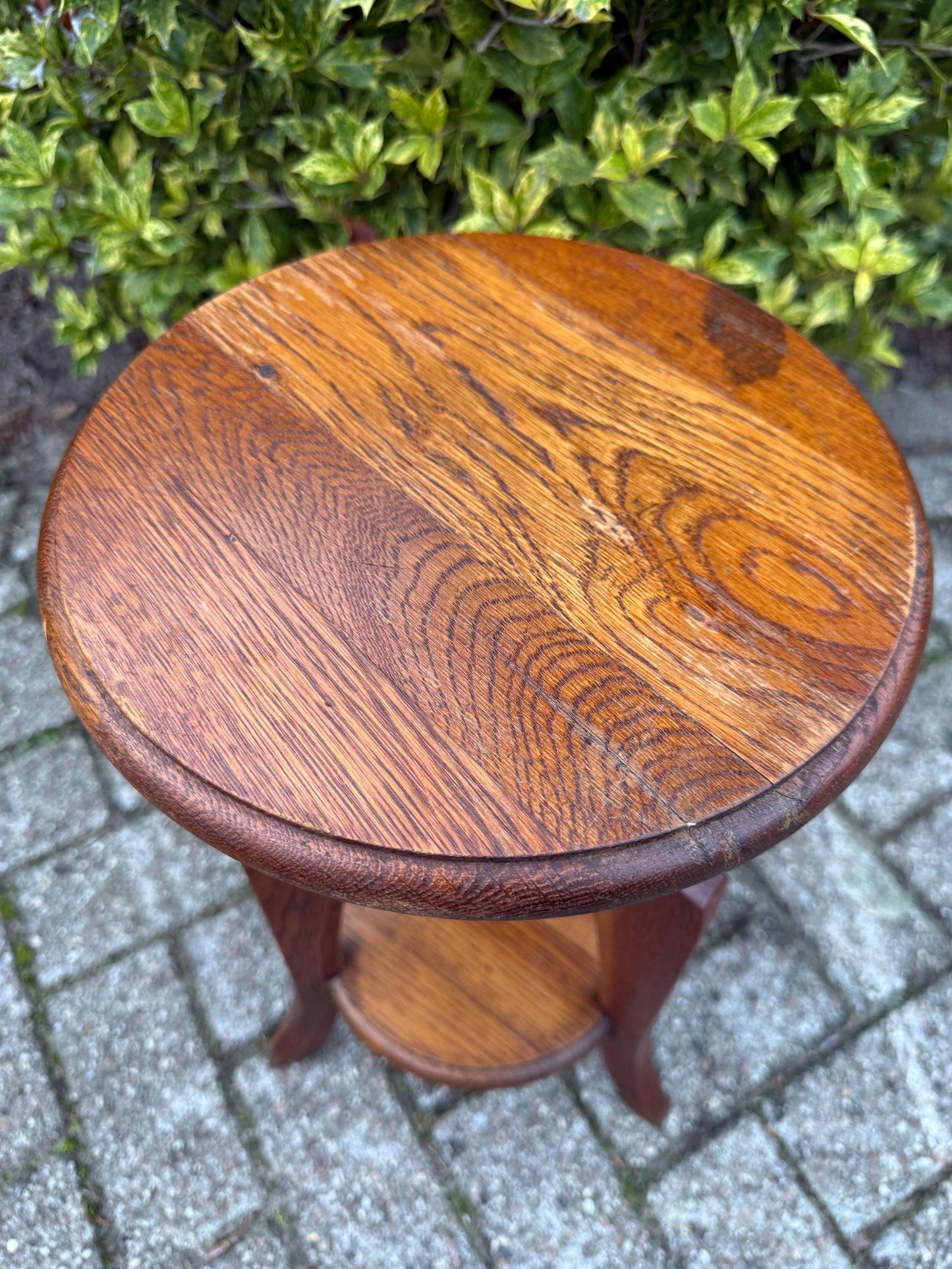 Vintage Wooden Plant Table