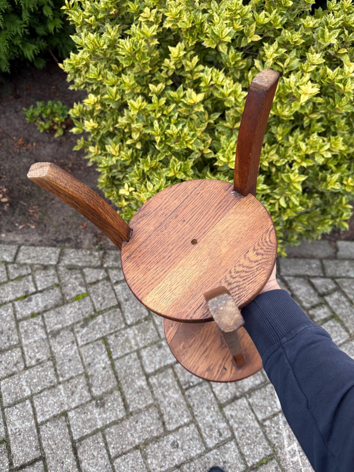 Vintage Wooden Plant Table