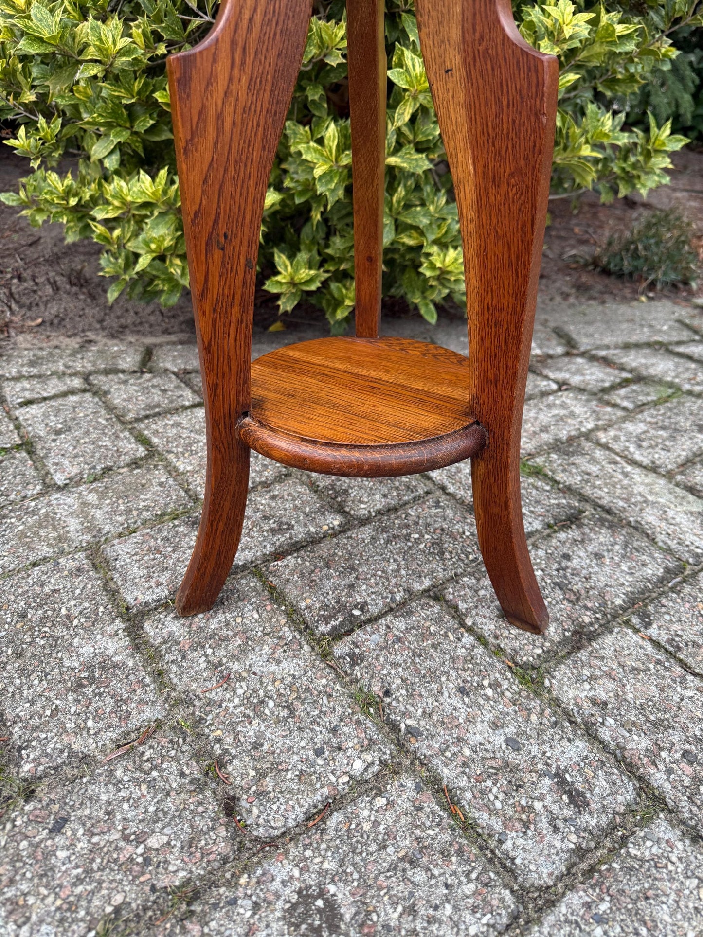 Vintage Wooden Plant Table