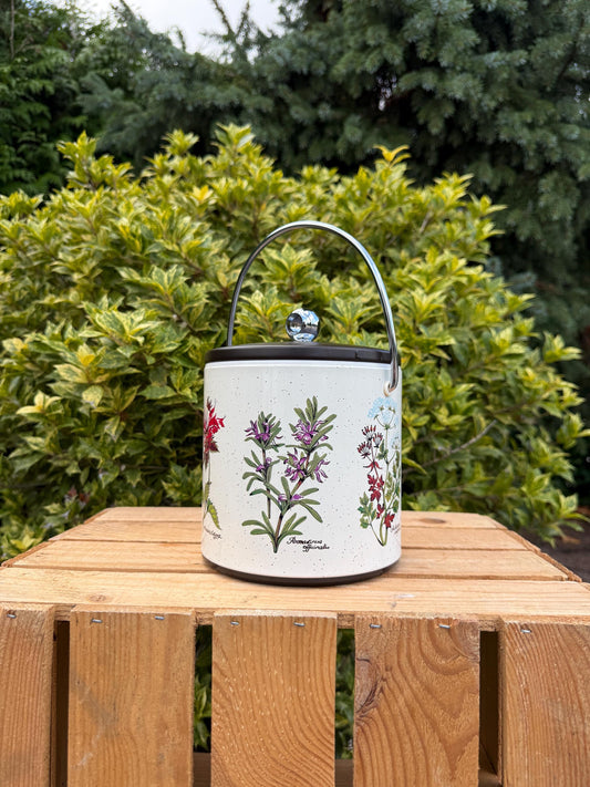 Vintage Botanical Ice Bucket
