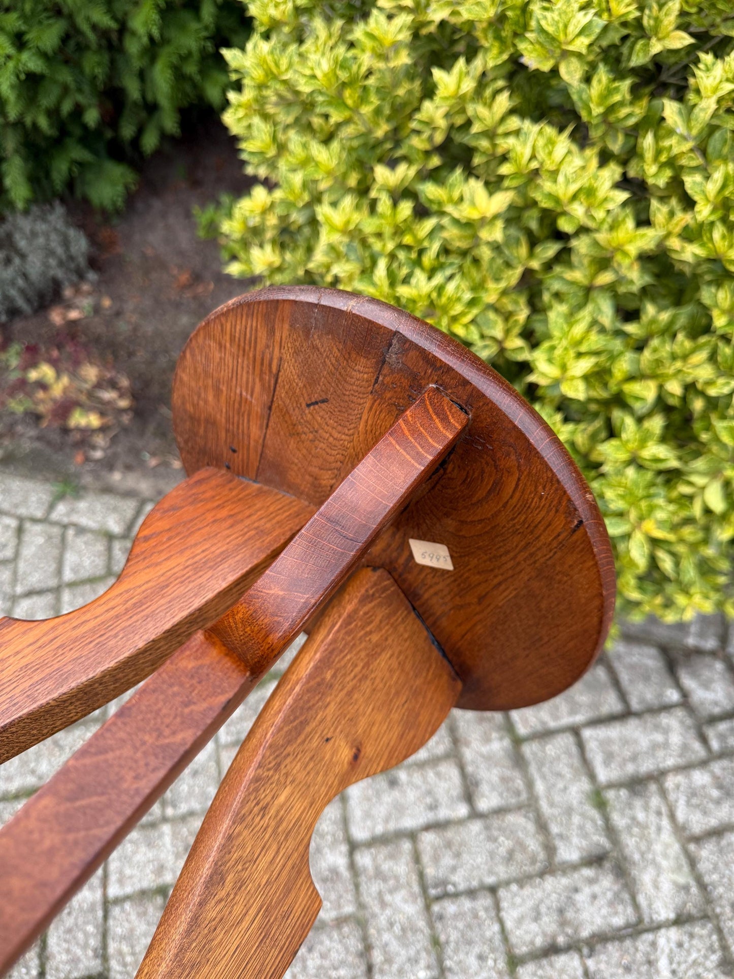 Vintage Wooden Plant Table