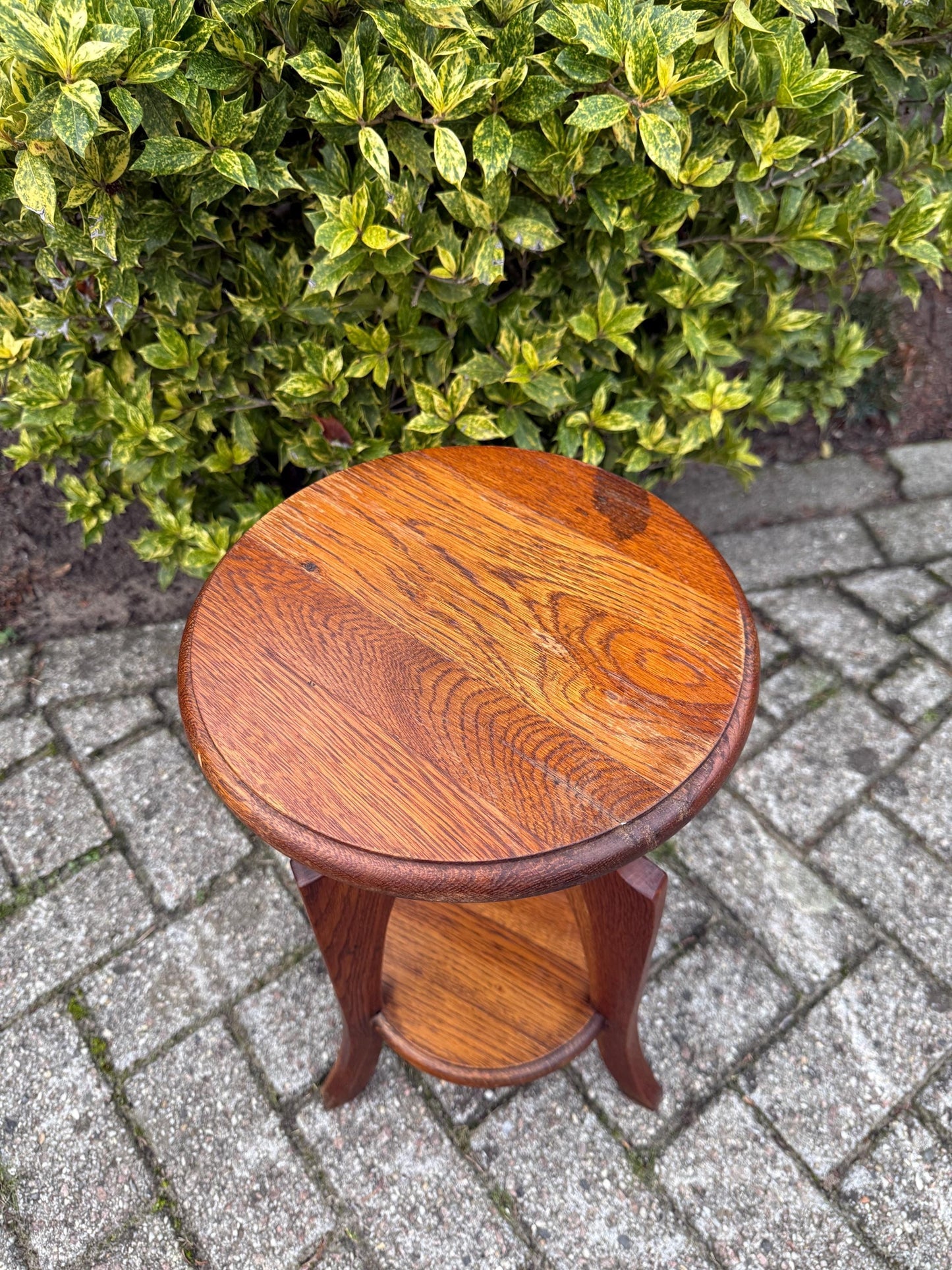Vintage Wooden Plant Table