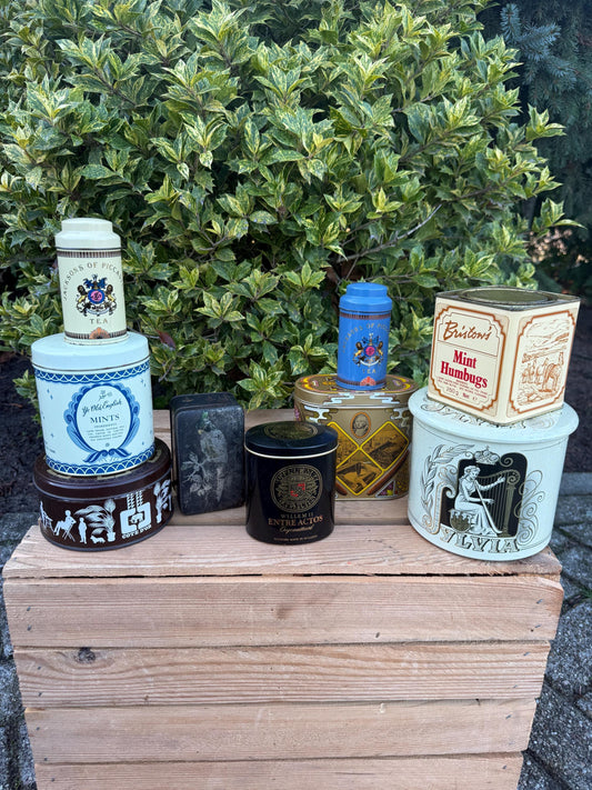 Vintage Mixed Tin Collection
