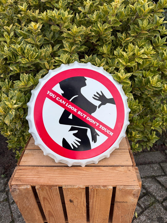 Metal Beer Bottle Cap Sign